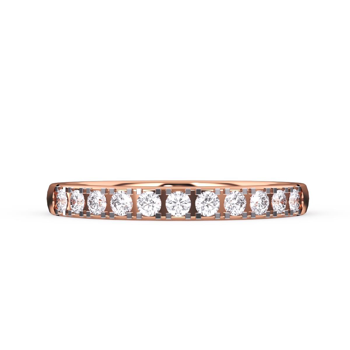 Sparking Half Eternity Matching Bridal Band
